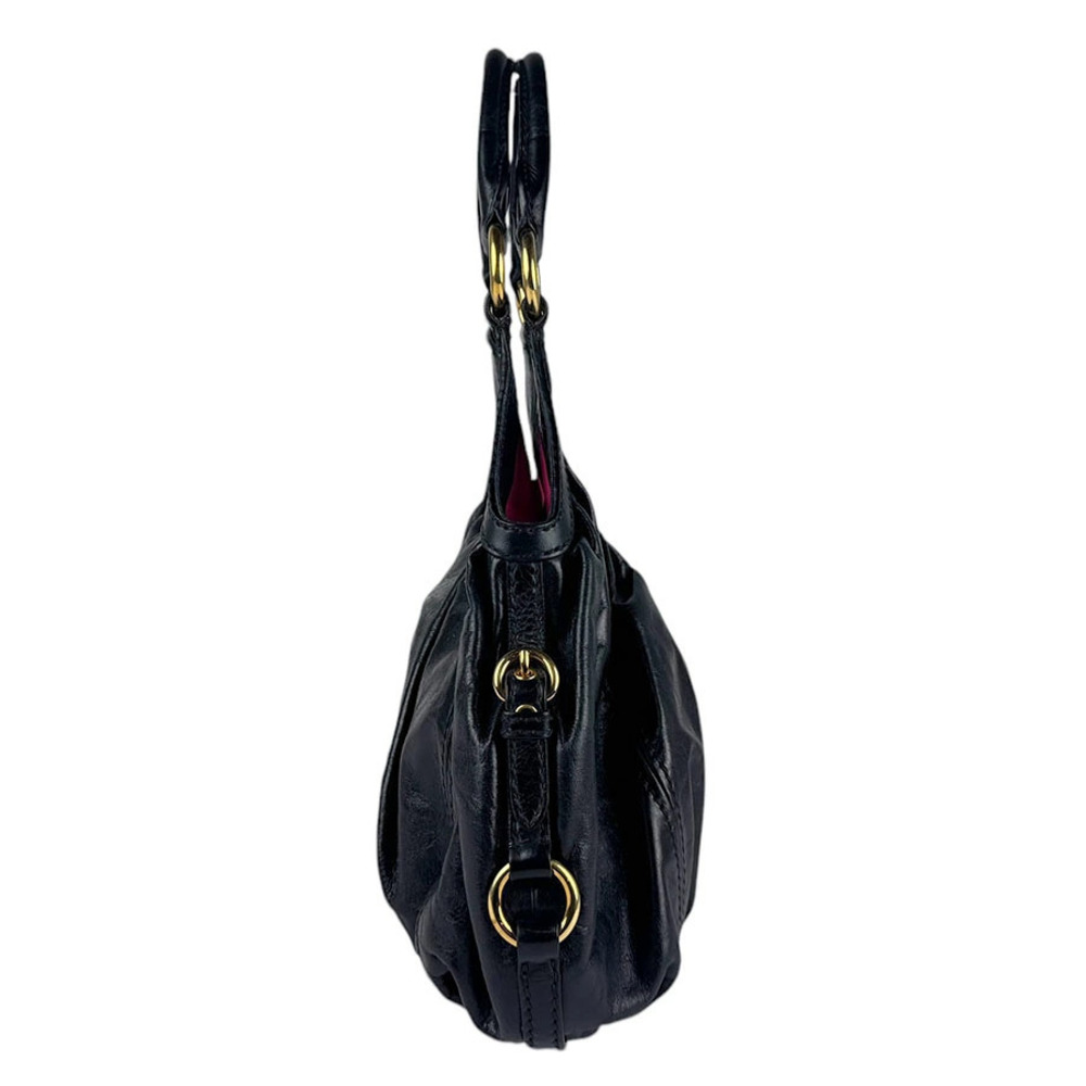 Miu Miu leather bag Black shoulder Black
